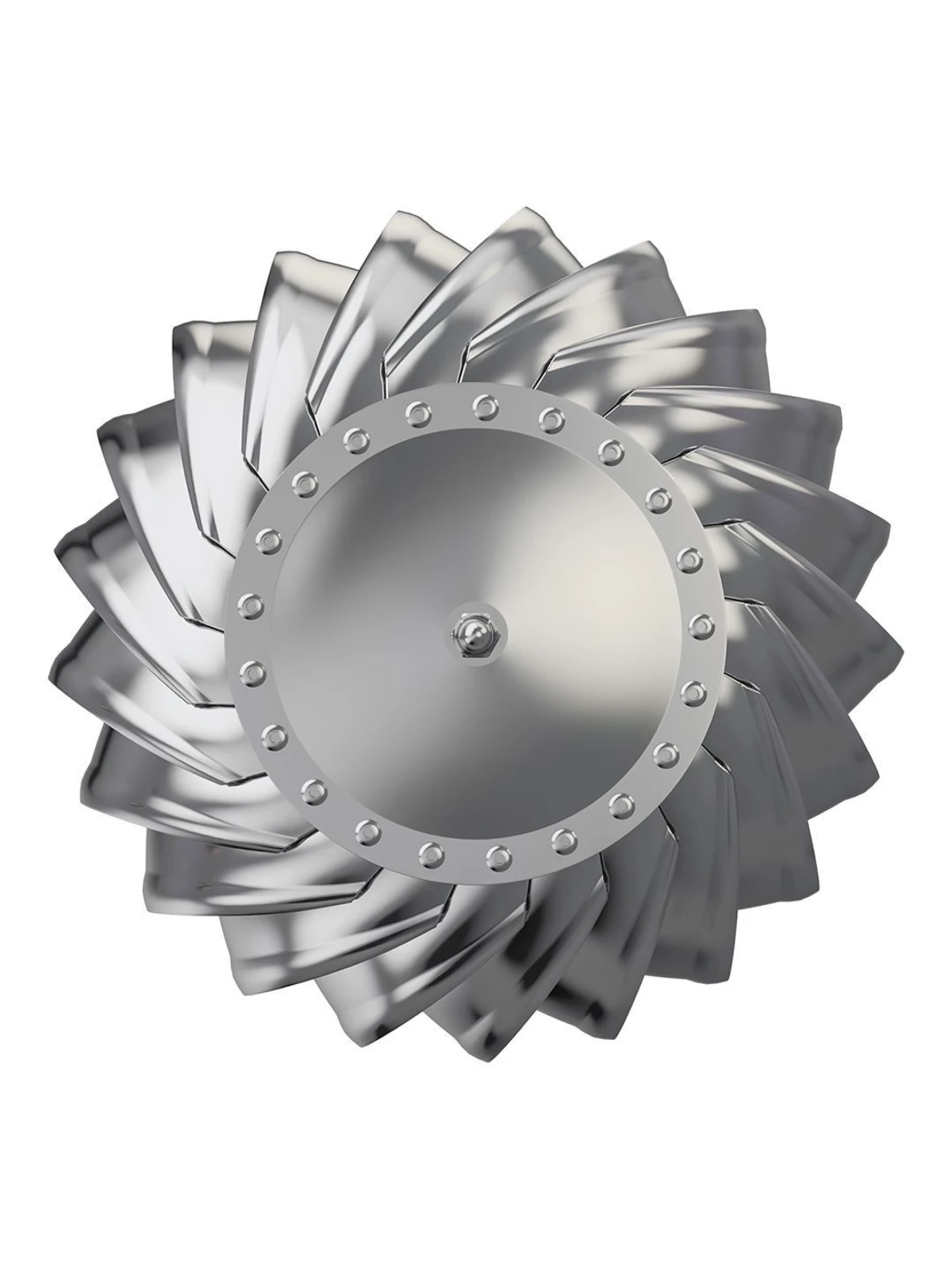 Turbo deflector TD flange D200 stainless steel