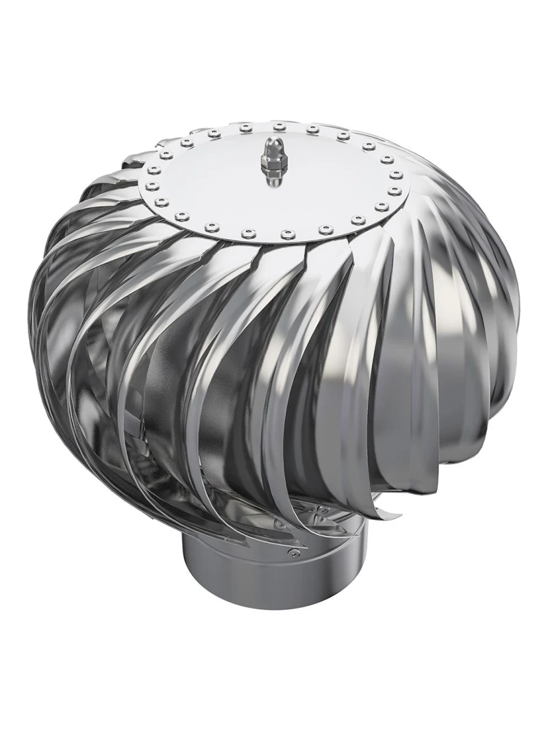 Turbo deflector TD flange D200 stainless steel