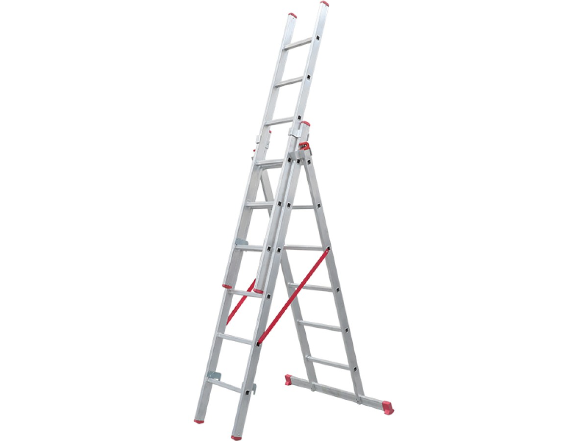 Three Part Industrial Ladder
