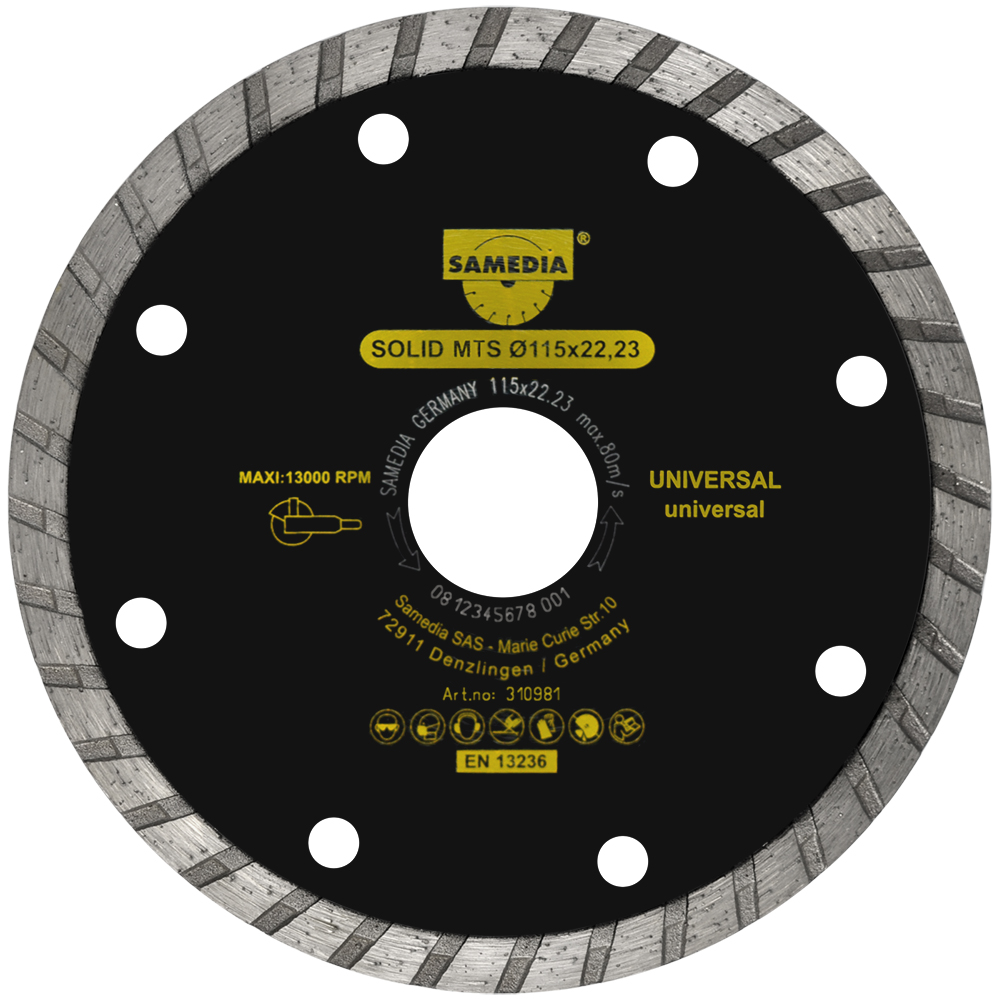 Samedia Universal Diamond Cutting Disc
